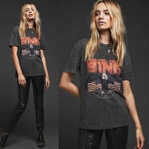 Anine Bing Eagle Short Sleeve T-Shirt